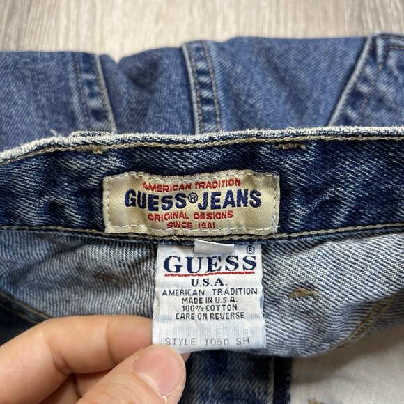 Vintage Guess Womens Jeans 1050-SH Medium Wash High Rise Mom Jean 28 Waist - Picture 4 of 14